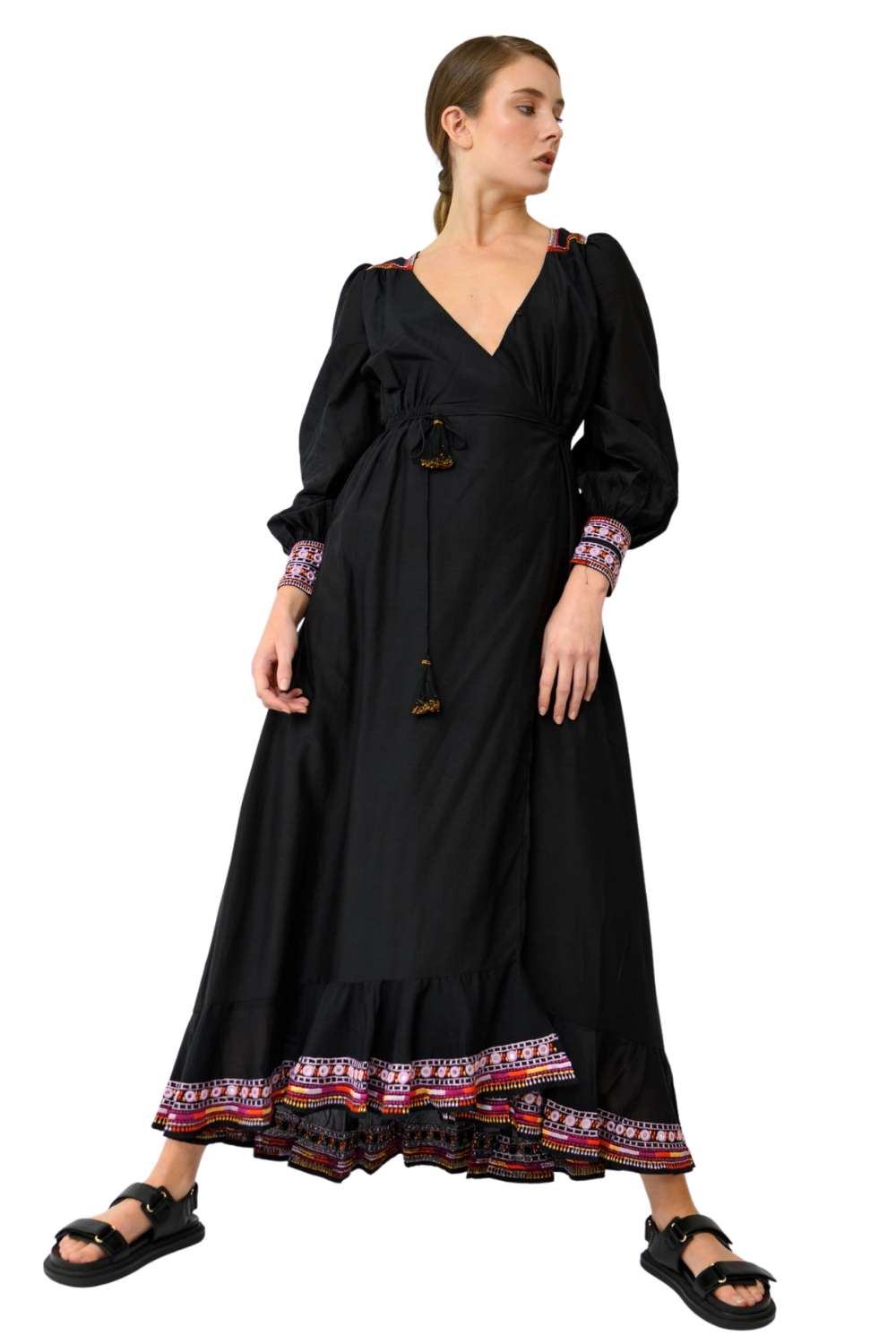 Isabella top wrap dress