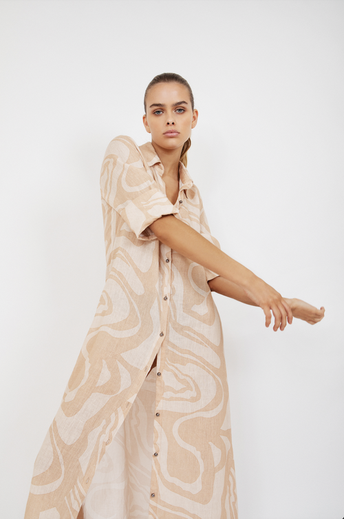 SANDIE SHIRT DRESS