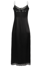 Zoey Silk Slip Dress - Black (online exclusive)
