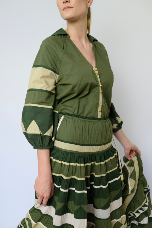 OLIVIA SHIRT - OLIVE