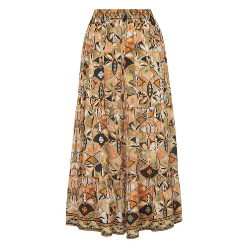 REGGIE SKIRT - TANGERINE